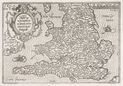 Lot 127 - British Isles. Quad (Matthias), Angliae regni florentisimi nova descriptio..., [1600]
