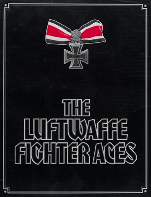 Lot 47 - Luftwaffe Fighter Aces Collection. An album containing 24 printed profiles