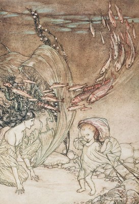 Lot 421 - Rackham (Arthur, illustrator). Ondine, par de la Motte Fouqué, 1st French edition, Paris, 1912