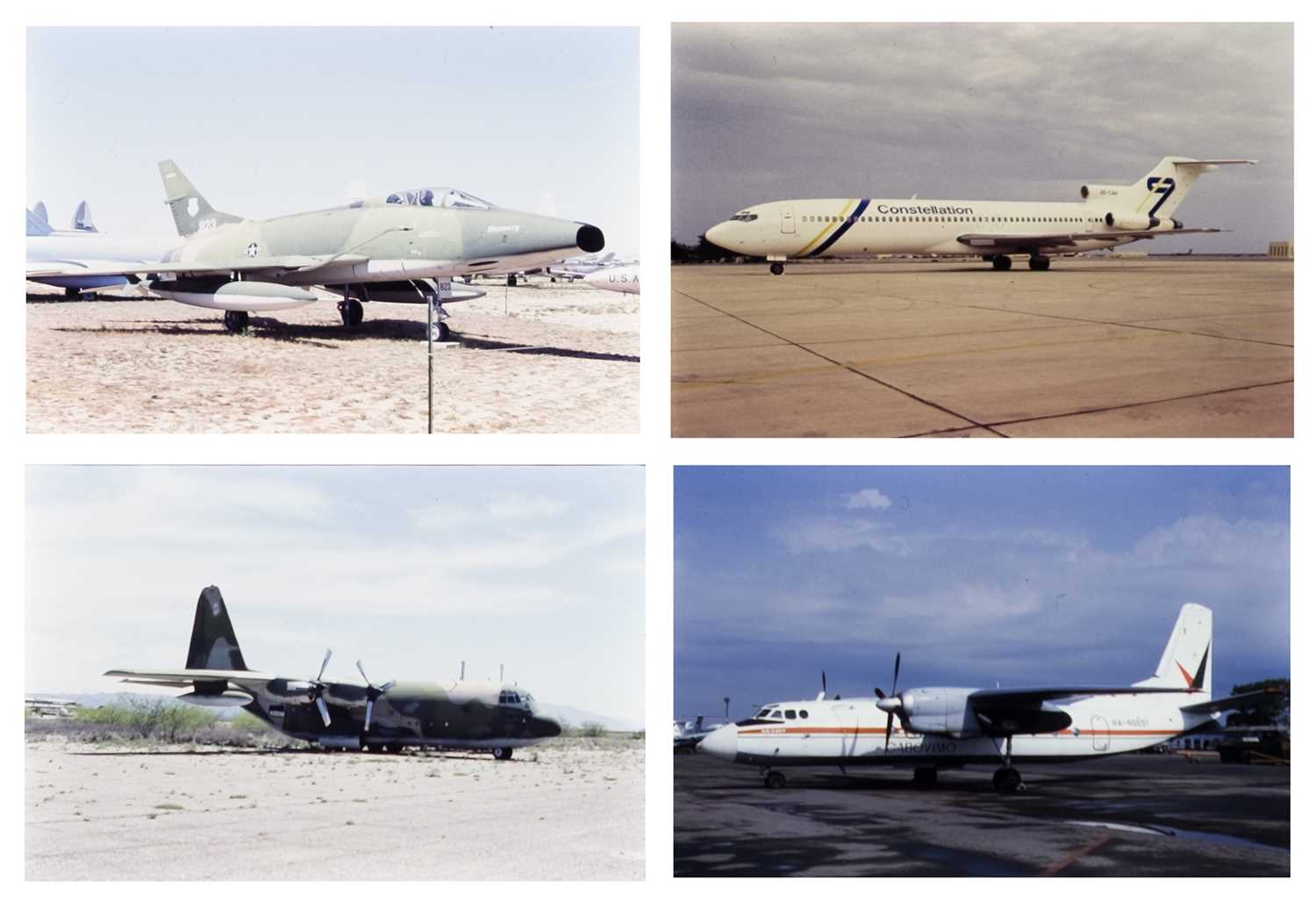 Lot 7 - Aviation negatives. A collection of negatives and slides, circa 1960-90, approximately 6000