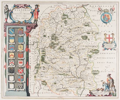 Lot 159 - Maps. A collection of 14 maps, 17th - 19th-century