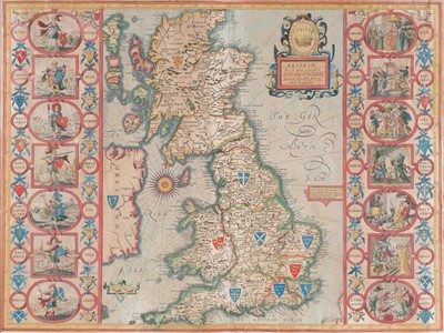 Lot 128 - British Isles. Speed (John), Britain as it was devided in the tyme of the English Saxons..., 1676