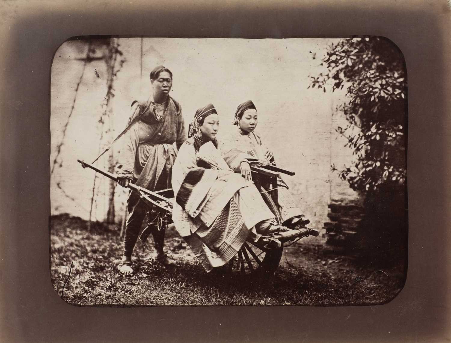 Lot 43 - Saunders (William, 1832-1892). A group of three photographs of Chinese scenes, c. 1870