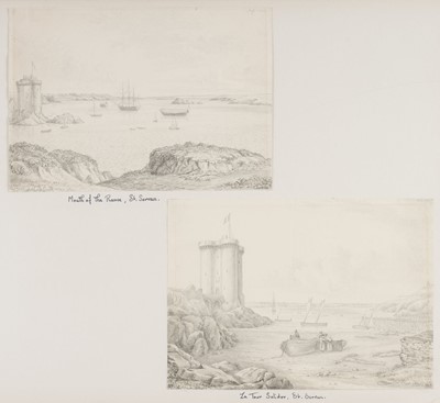 Lot 125 - MacCulloch (Edgar, 1808-1896). Album of 51 landscape views in pencil, 1833-34