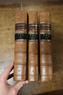 Lot 14 - Hawkesworth (John). An Account of the Voyages, 3 vols, 2nd edition, 1773
