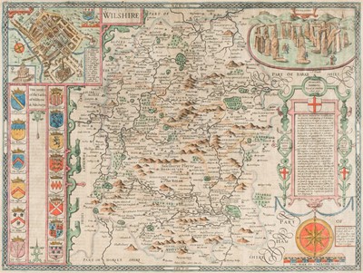 Lot 194 - Wiltshire. Speed (John), Wilshire, John Sudbury & G. Humble, circa 1627