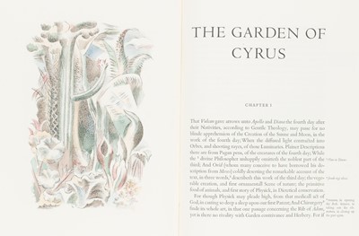 Lot 400 - Nash (Paul). Urne Buriall and The Garden of Cyrus by Sir Thomas Browne, 1932
