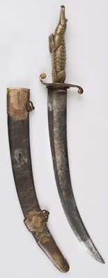 Lot 520 - Nile Dirk. A George III naval dirk commemorating the Battle of the Nile