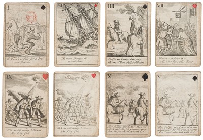 Lot 540 - English Playing Cards. Proverbial Cards, [John Lenthall], between 1715 & 1745