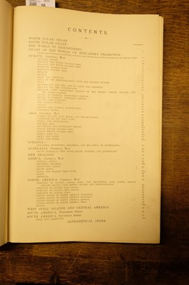 Lot 16 - Johnston (W. & A.K. publishers). The Handy Royal Atlas of Modern Geography, 1914