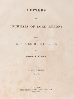 Lot 519 - Byroniana. ‘Lord Byron’s Profile at 18. Taken at Southwell’, silhouette portrait, attributed to John Leacroft