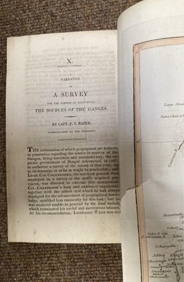 Lot 2 - Asiatick Researches; Or, Transactions of the Society Instituted in Bengal, vols. 1-9 & 11, 1806-12