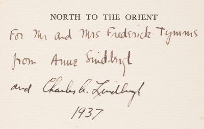 Lot 388 - Lindbergh (Anne Morrow). North to the Orient. 1936