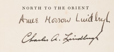 Lot 387 - Lindbergh (Anne Morrow). North to the Orient. 1935