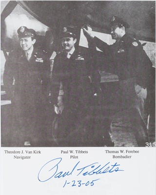 Lot 400 - Tibbets (Paul Warfield). Return of the Enola Gay, 1998