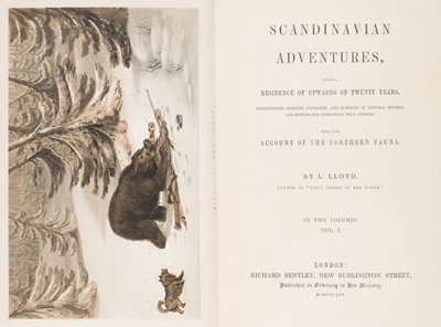 Lot 18 - Lloyd (Llewellyn), Scandinavian Adventures, 1854