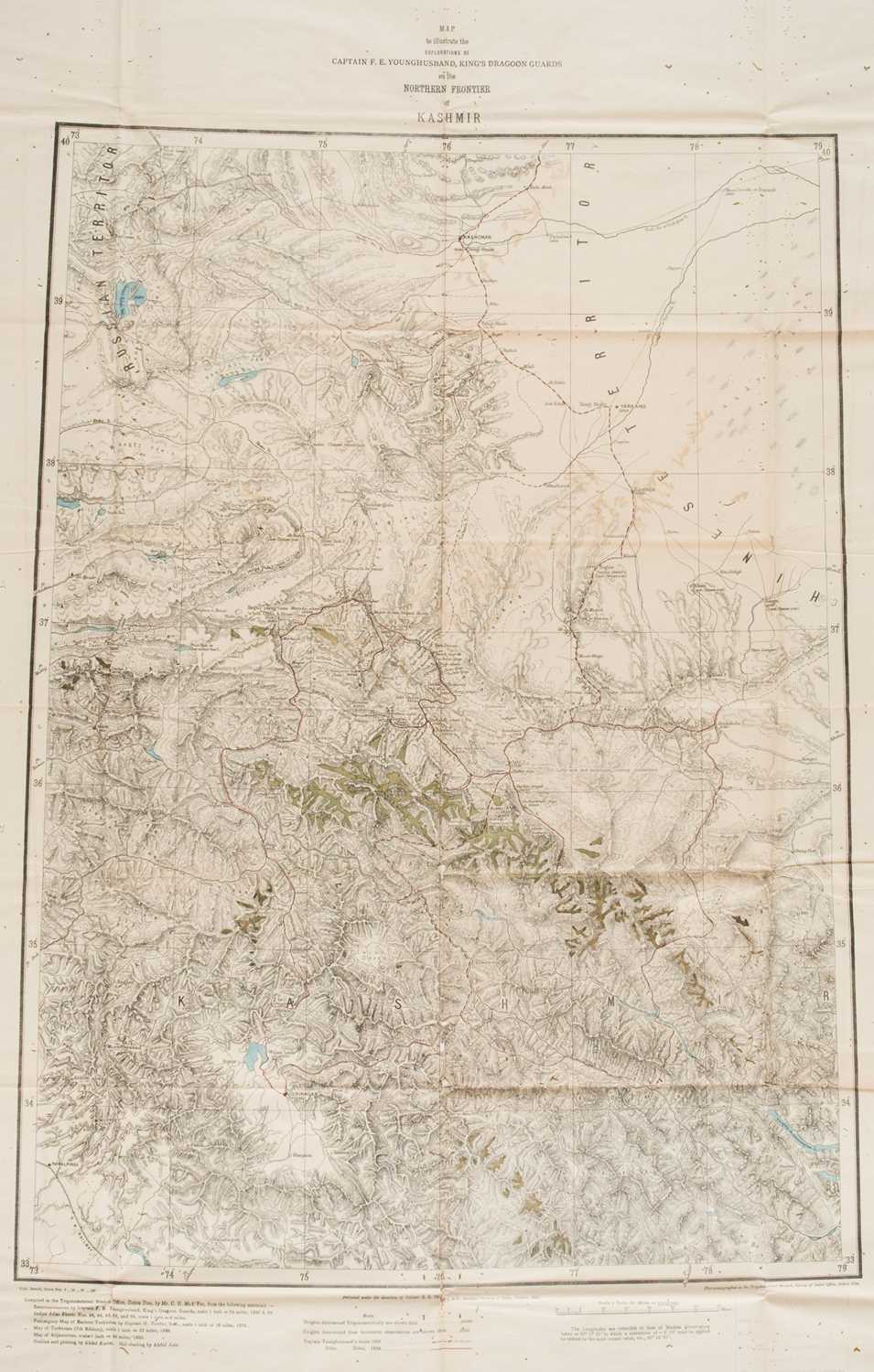 Lot 34 - Younghusband (Francis Edward). Report of a Mission to the Northern Frontier of Kashmir, 1889