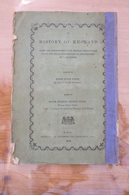 Lot 34 - Younghusband (Francis Edward). Report of a Mission to the Northern Frontier of Kashmir, 1889
