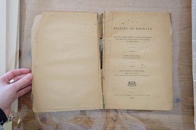 Lot 34 - Younghusband (Francis Edward). Report of a Mission to the Northern Frontier of Kashmir, 1889