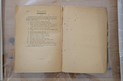 Lot 34 - Younghusband (Francis Edward). Report of a Mission to the Northern Frontier of Kashmir, 1889