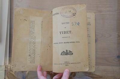 Lot 34 - Younghusband (Francis Edward). Report of a Mission to the Northern Frontier of Kashmir, 1889