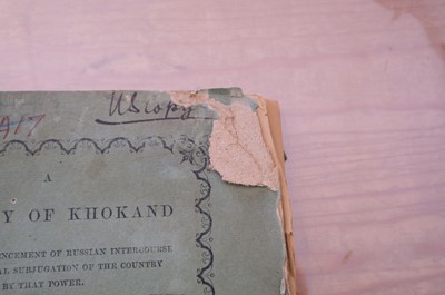 Lot 34 - Younghusband (Francis Edward). Report of a Mission to the Northern Frontier of Kashmir, 1889