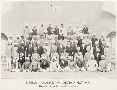 Lot 17 - Leigh (M. S.). The Punjab and the War, 1922