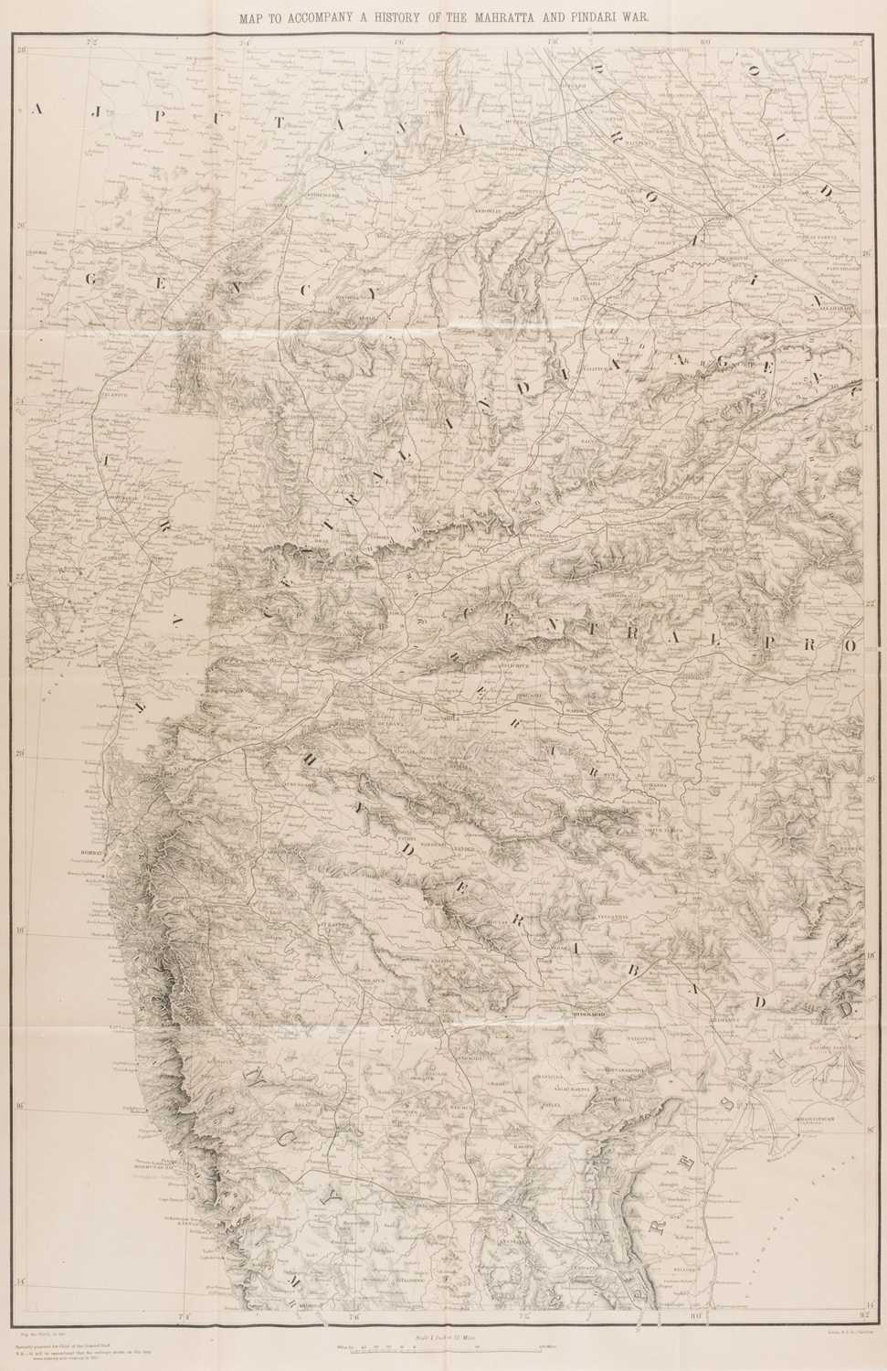 Lot 7 - Burton, Lieutenant-Colonel R.G. The Mahratta and Pindari War, 1910