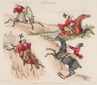 Lot 314 - Alken (Henry). Symptoms of being Amused, volume 1 (all published), 1822