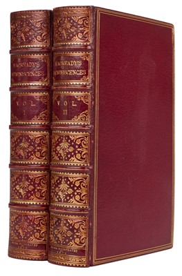 Lot 331 - Macready (William). Reminiscences, and Selections from his Diaries and Letters, 2 vols., 1876