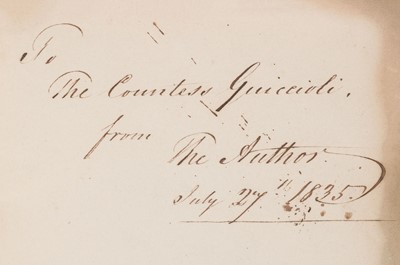 Lot 520 - Byroniana. Harold de Burun. A Semi-Dramatic Poem, by Henry Austen Driver, 1st edition, 1835