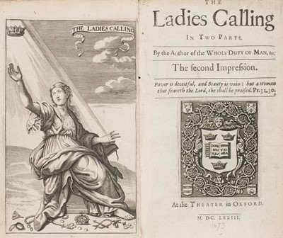 Lot 338 - Allestree (Richard). The Ladies Calling, 1st edition, 2nd impression, 1673