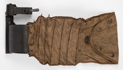 Lot 160 - Lewis gun. A WWI Lewis machine gun shell catcher bag