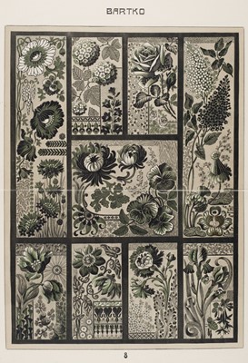 Lot 388 - Bartko (Kurt). Blumen & Praktische Muster fuer Spitzen, sole ed., Plauen: Christian Stoll, c. 1905