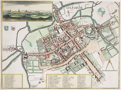 Lot 204 - Oxford. Merian (M.). Oxforde, circa 1643