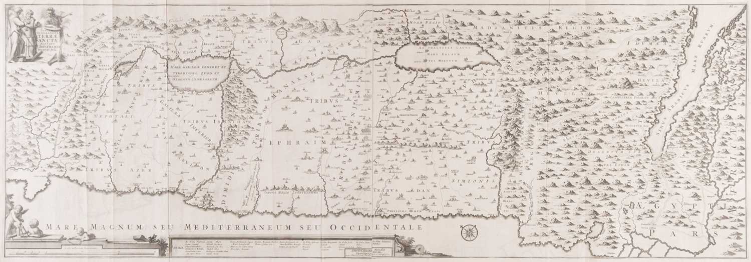 Lot 35 - Holy Land. Halma (Franciscus), Tabula Geographica Terrae Sanctae..., circa 1717