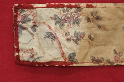 Lot 315 - Fabric. A large pieced frament of seaweed muslin dress fabric, circa 1830s