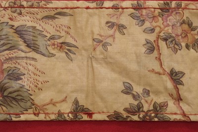 Lot 315 - Fabric. A large pieced frament of seaweed muslin dress fabric, circa 1830s