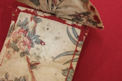 Lot 315 - Fabric. A large pieced frament of seaweed muslin dress fabric, circa 1830s
