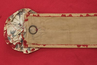 Lot 315 - Fabric. A large pieced frament of seaweed muslin dress fabric, circa 1830s