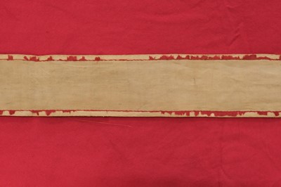 Lot 315 - Fabric. A large pieced frament of seaweed muslin dress fabric, circa 1830s