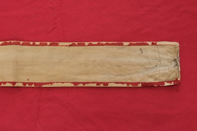 Lot 315 - Fabric. A large pieced frament of seaweed muslin dress fabric, circa 1830s