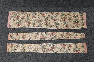 Lot 315 - Fabric. A large pieced frament of seaweed muslin dress fabric, circa 1830s