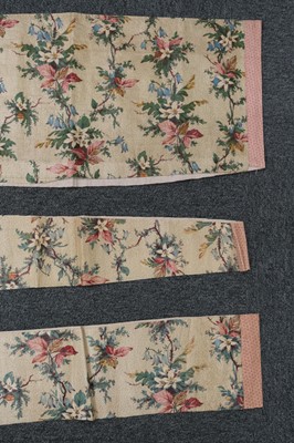 Lot 315 - Fabric. A large pieced frament of seaweed muslin dress fabric, circa 1830s