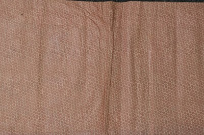 Lot 315 - Fabric. A large pieced frament of seaweed muslin dress fabric, circa 1830s