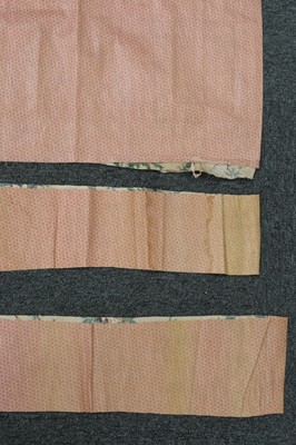 Lot 315 - Fabric. A large pieced frament of seaweed muslin dress fabric, circa 1830s