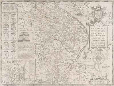 Lot 185 - Lincolnshire. Speed (John), The Countie and Citie of Lyncolne..., [1611 or later]