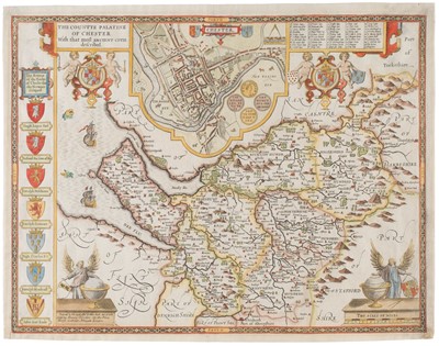 Lot 160 - Cheshire. Speed (John), The Countye Palatine of Chester..., published by Henry Overton, circa 1710