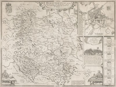Lot 175 - Herefordshire. Speed (John), Hereford-Shire described..., [1611 or later]