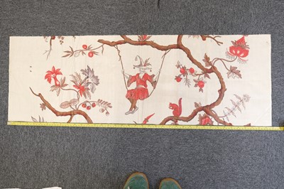 Lot 314 - Fabric. A group of printed 19th & 20th century lengths and fragments